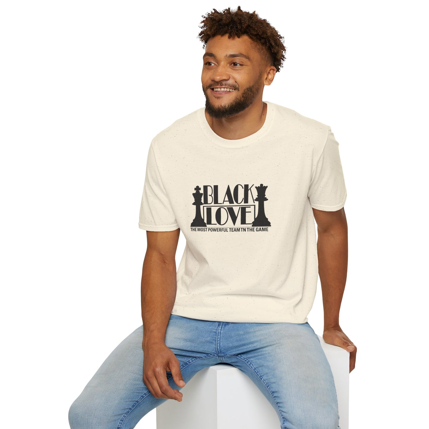 Black Love Chess Tee | "Black Love: A Most Powerful Team in the Game" Graphic T-Shirt
