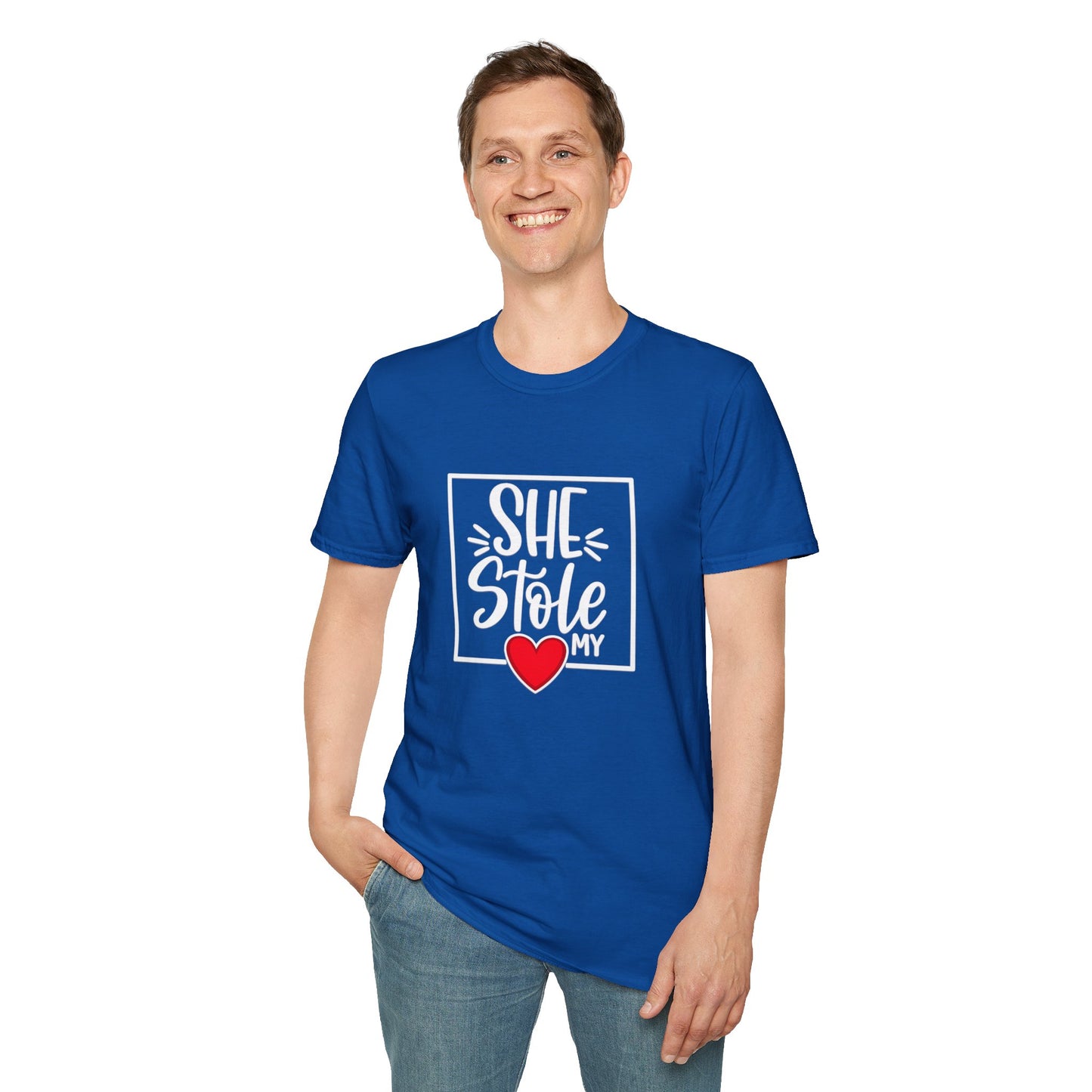 She Stole My Heart T-Shirt | Cute Couples Valentine Tee