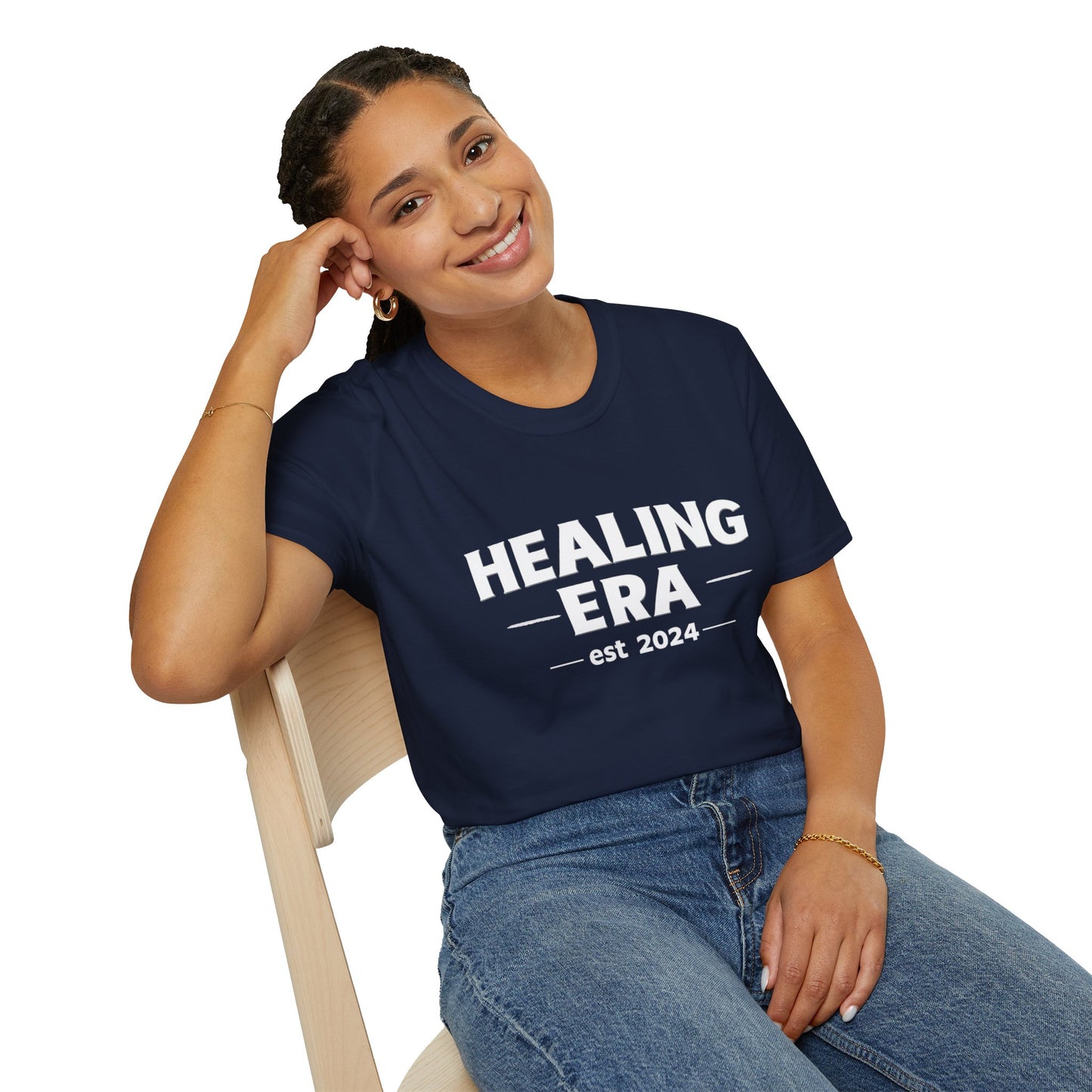 Healing Era T-Shirt | “Healing Era Est. 2024” Minimal Wellness Tee
