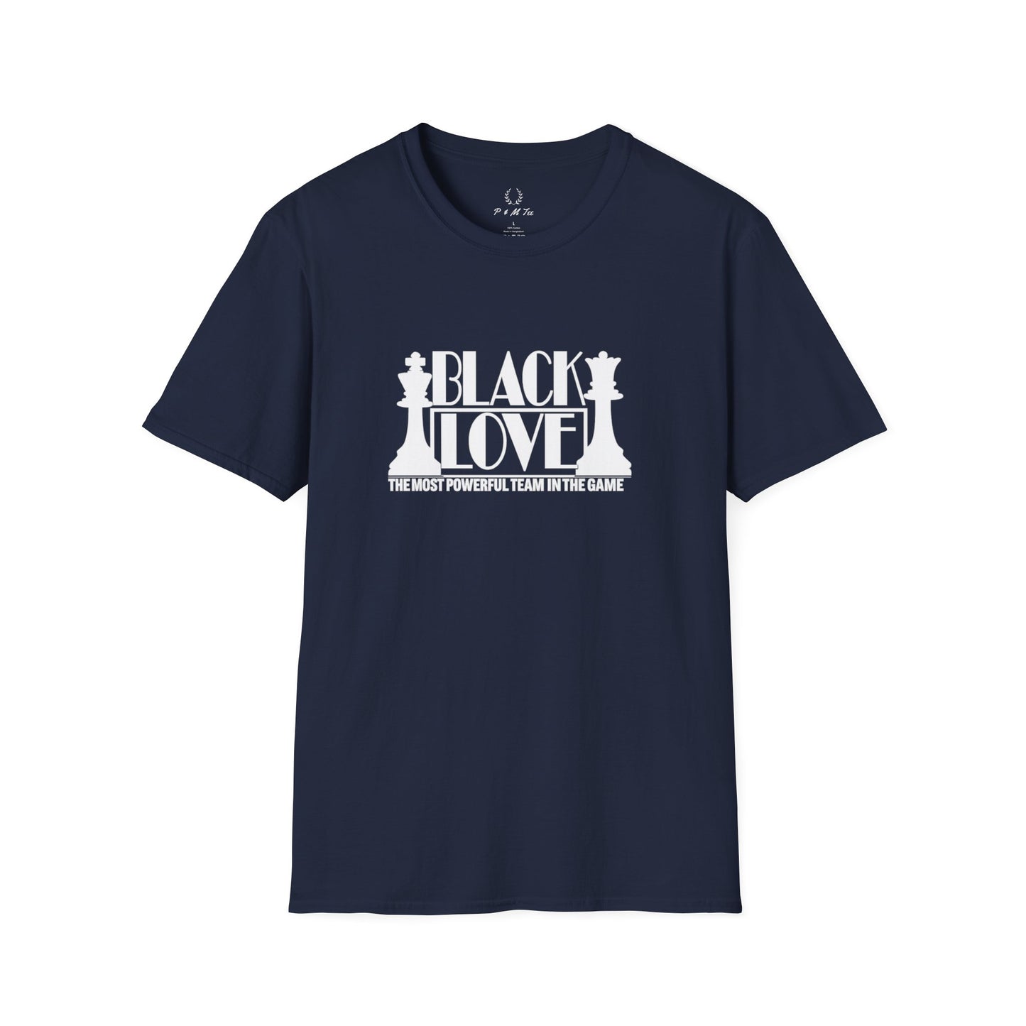 Black Love Chess Tee | "Black Love: A Most Powerful Team in the Game" Graphic T-Shirt