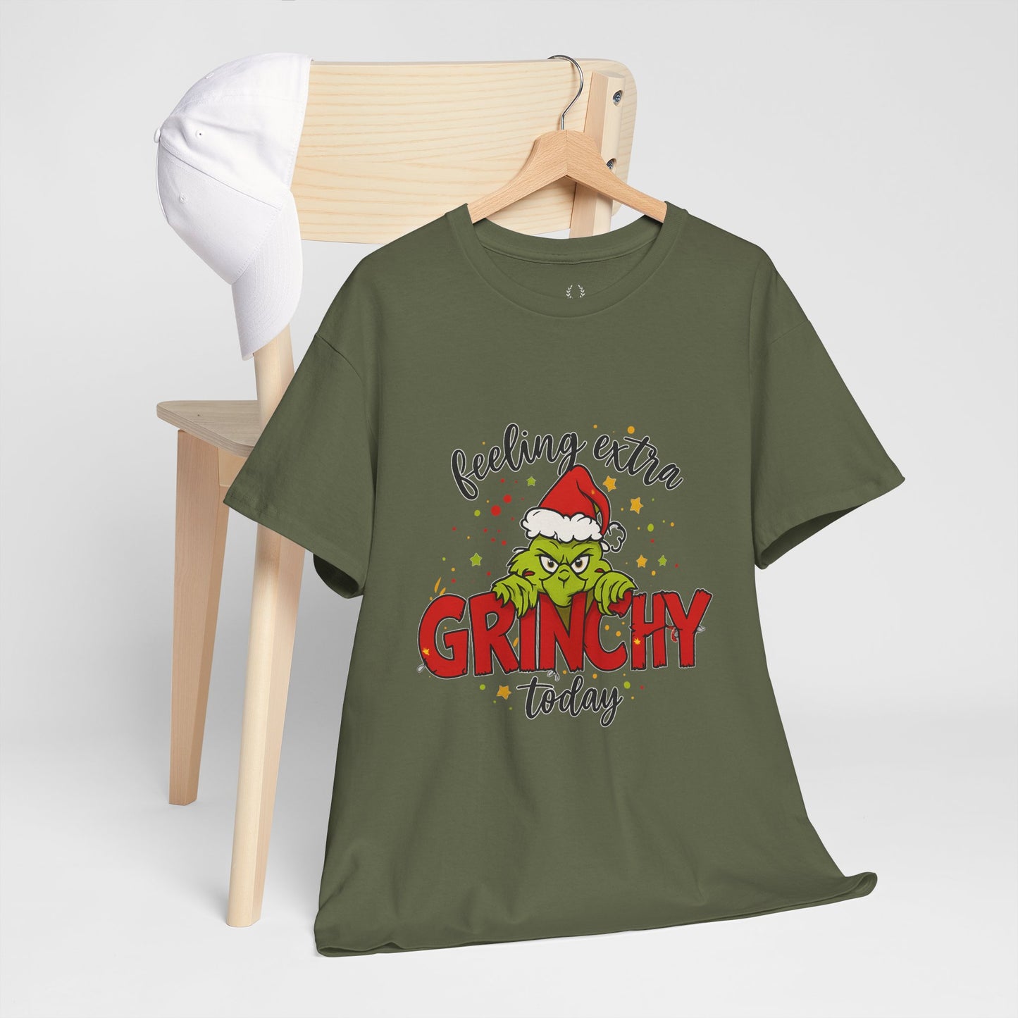 Grinch “Feeling Extra Grinchy Today” Christmas T-Shirt – Funny Holiday Tee
