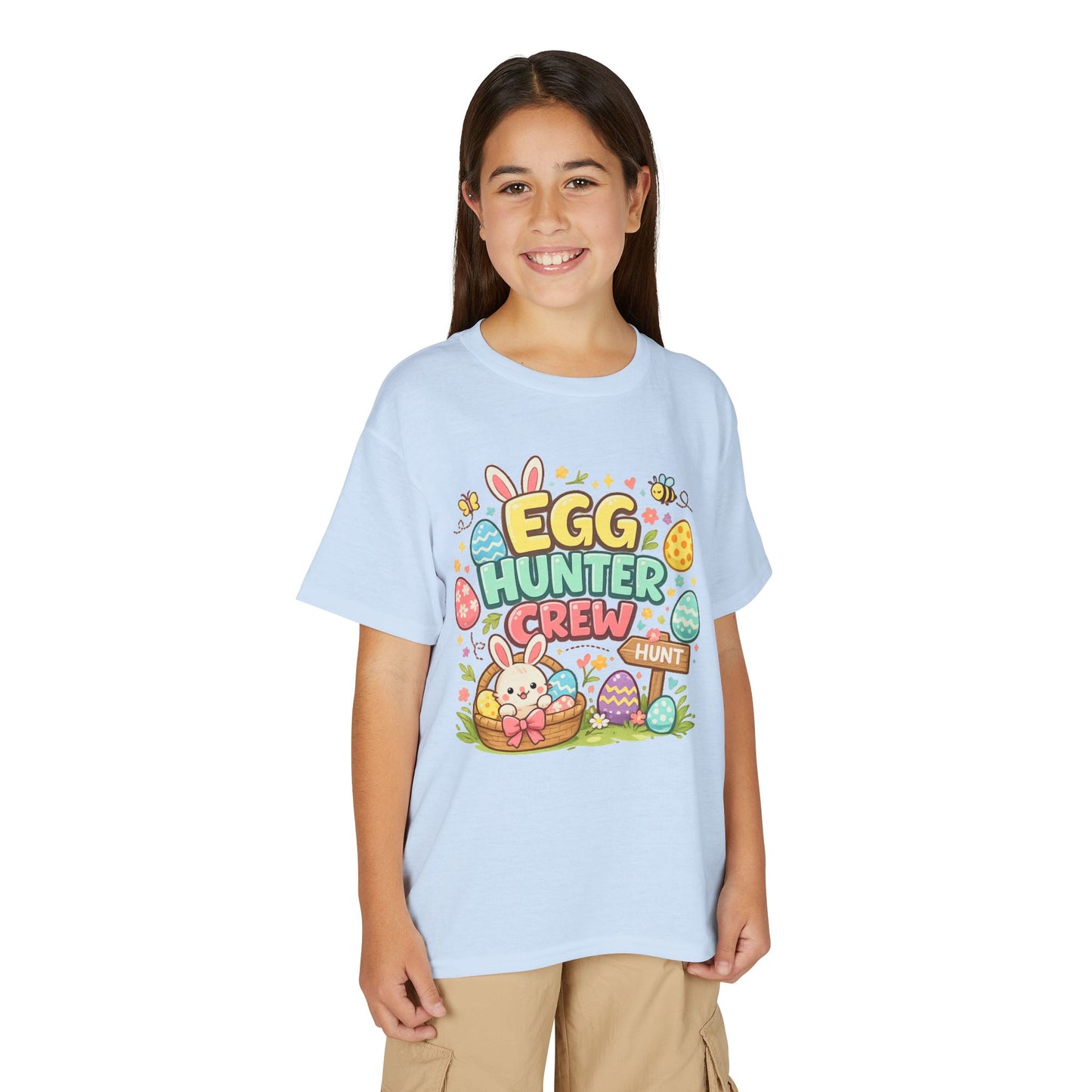 Egg Hunter Crew Youth T-Shirt — Kids Easter Bunny & Egg Hunt Tee