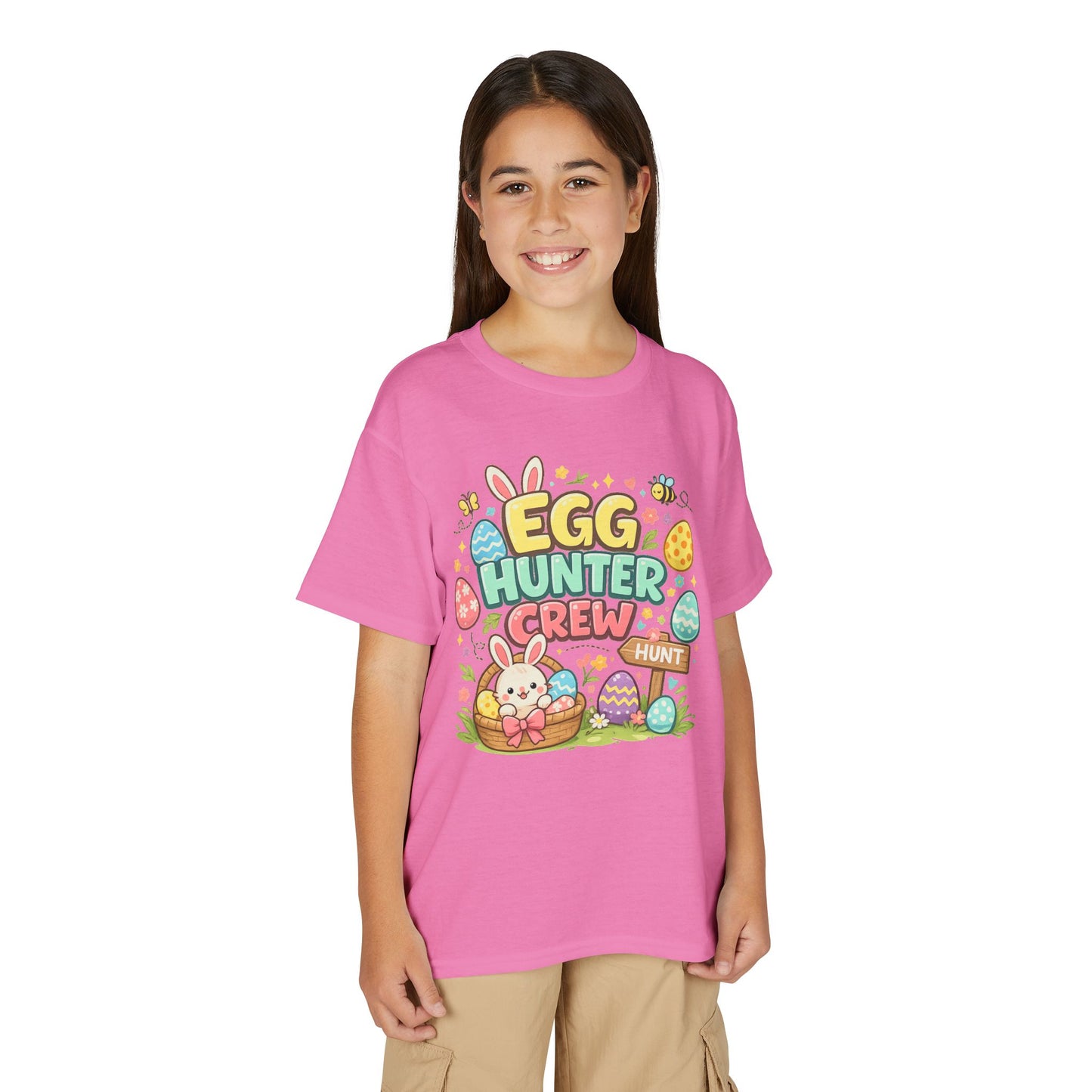 Egg Hunter Crew Youth T-Shirt — Kids Easter Bunny & Egg Hunt Tee