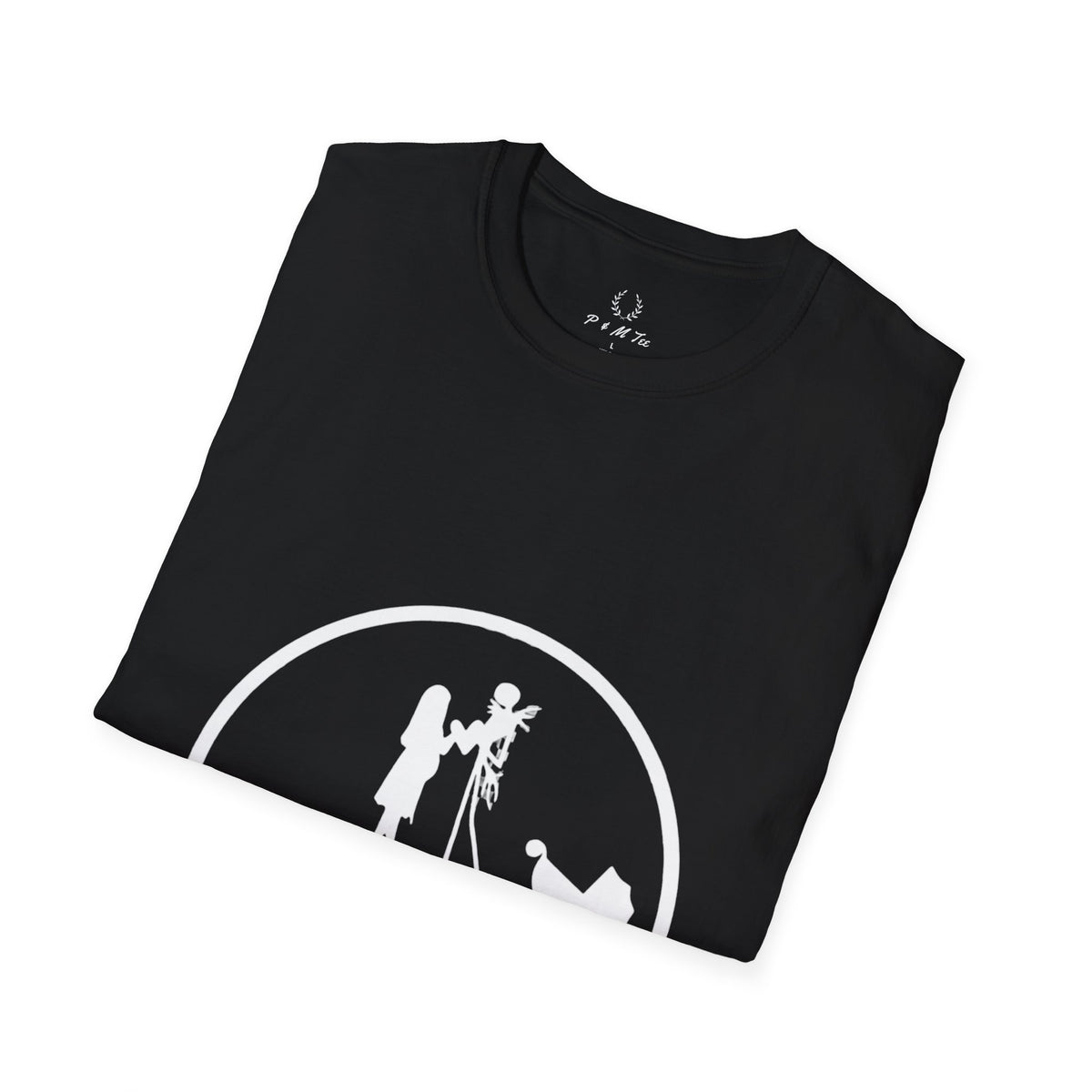 The Nightmare Before Christmas T-Shirt | Jack Skellington Sally Silhouette
