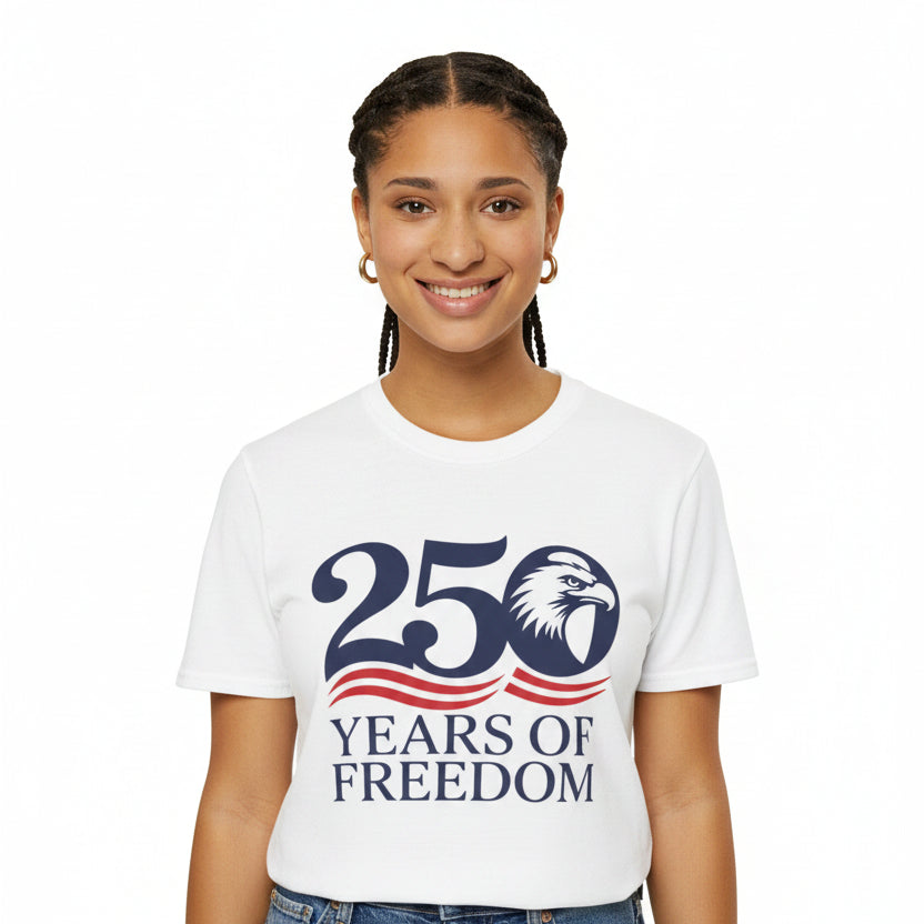 25 Years of Freedom Eagle T-Shirt | Patriotic Anniversary Tee