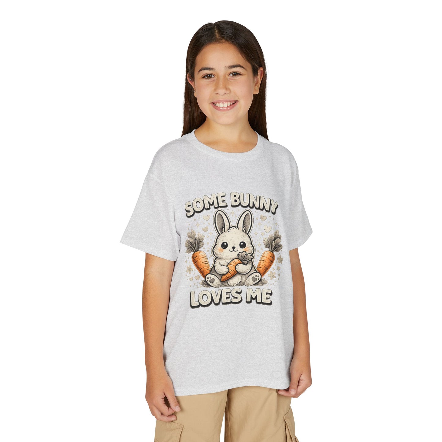 Youth T-Shirt — "Some Bunny Loves Me" Cute Easter Bunny Kids Tee