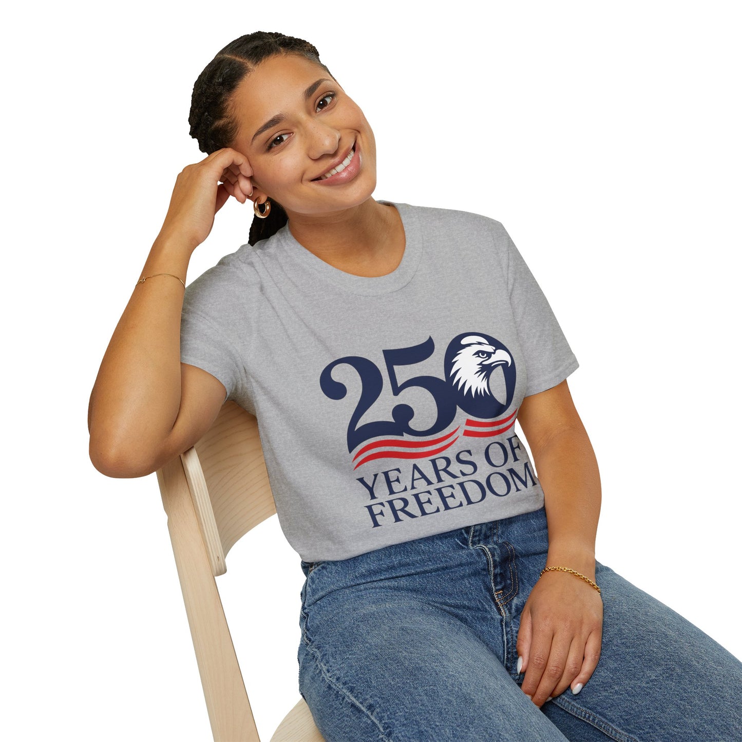 25 Years of Freedom Eagle T-Shirt | Patriotic Anniversary Tee