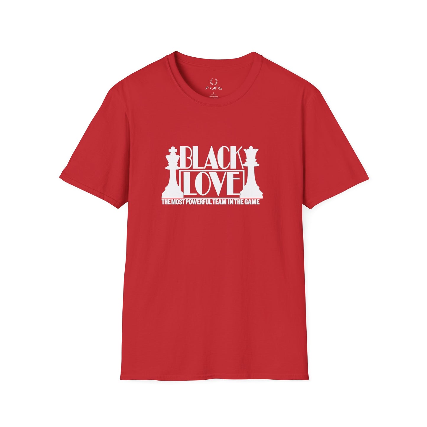 Black Love Chess Tee | "Black Love: A Most Powerful Team in the Game" Graphic T-Shirt