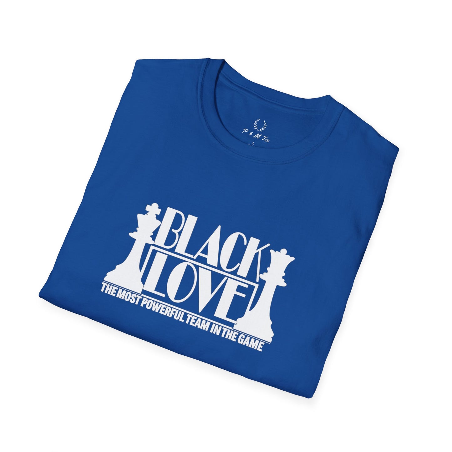 Black Love Chess Tee | "Black Love: A Most Powerful Team in the Game" Graphic T-Shirt