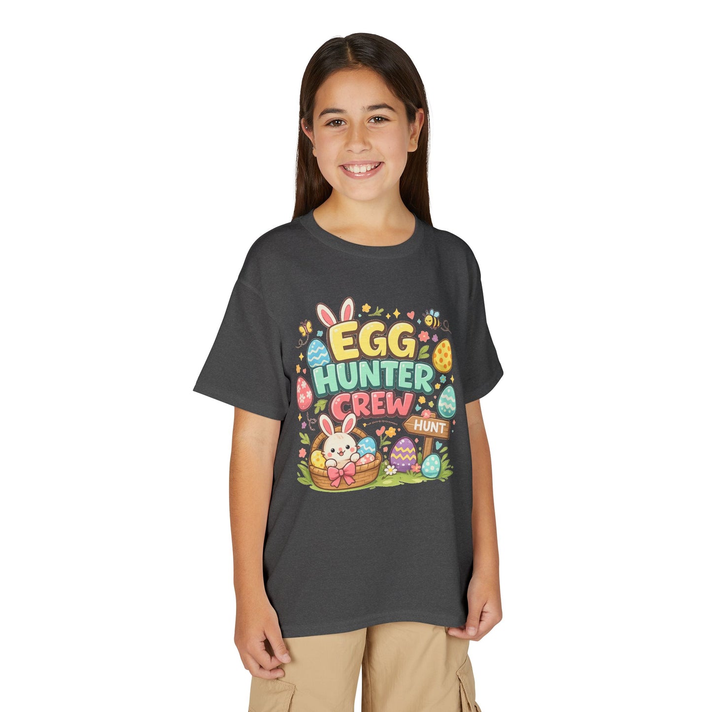 Egg Hunter Crew Youth T-Shirt — Kids Easter Bunny & Egg Hunt Tee