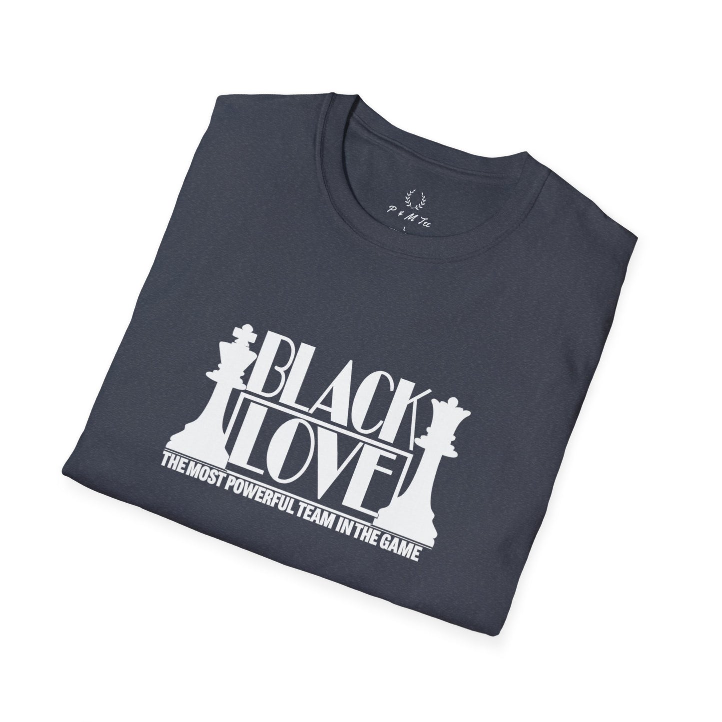 Black Love Chess Tee | "Black Love: A Most Powerful Team in the Game" Graphic T-Shirt