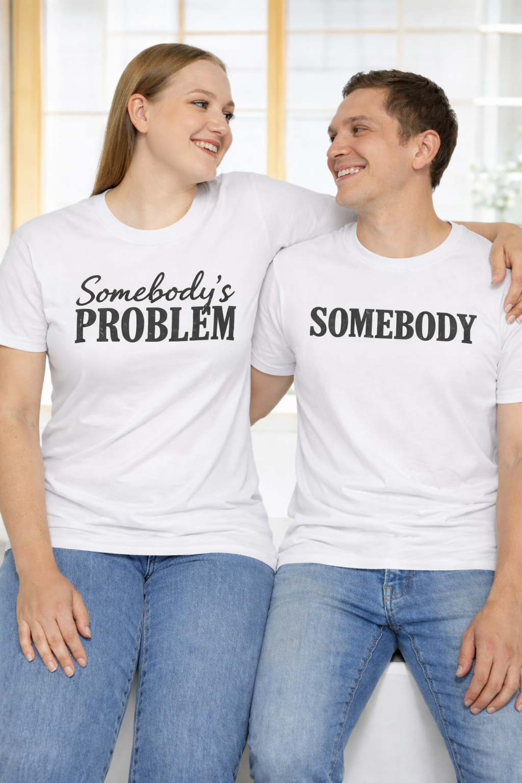 Funny Somebody’s Problem Tee — Humor Shirt, Statement Graphic T-Shirt
